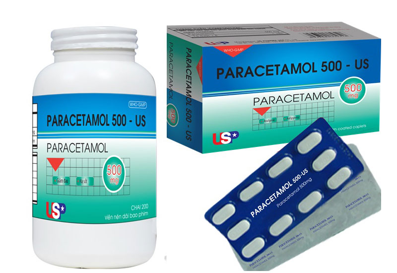 Paracetamol là thuốc giảm đau viêm tủy răng được sử dụng rất phổ biến
