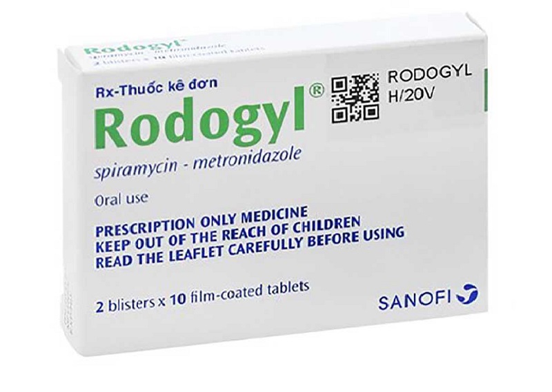 Thuốc Rodogyl là loại kháng sinh dạng viên nén bao phim