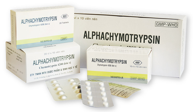 Các dạng bào chế của Alphachymotrypsin