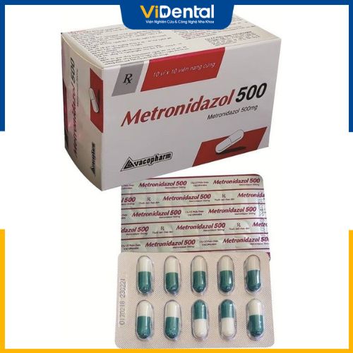 Viêm lợi trùm răng khôn uống thuốc gì - Metronidazol