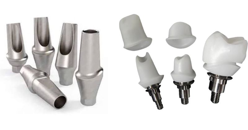 Phân loại khớp nối abutment theo chất liệu