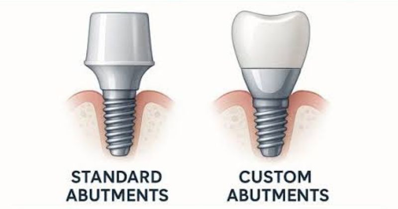 abutment tiêu chuẩn và abutment cá nhân hóa